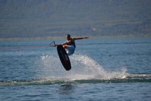 wakeboard jump water