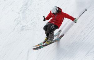 beginners skiers